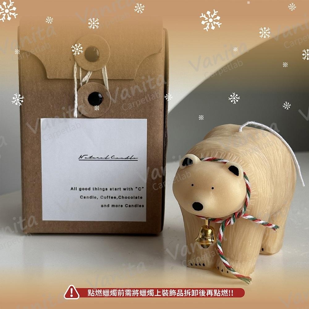 聖誕節限定｜手刷繪本聖誕熊熊迷你蠟燭 在台現貨 隔日到 聖誕裝飾 佈置蠟燭 送禮好物 質感蠟燭 造型蠟燭 節日慶祝 裝扮-細節圖7