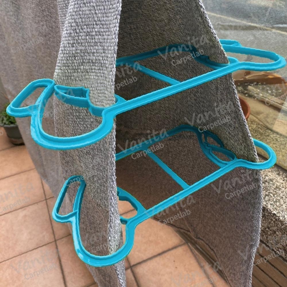 在台現貨｜快速通風晾曬夾 曬被子夾 棉被毯子晾曬 快 乾 通風 卡扣 大型衣架 多功能曬夾  支撐夾 通風支架 床單夾-細節圖8