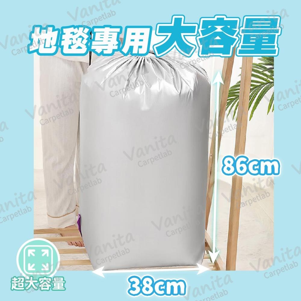 在台現貨｜大容量防水束口收納袋 地毯收納 防塵 防水 大 容量 束口袋 旅行收納袋 保護袋 棉被收納袋 打包袋 整理袋-細節圖2