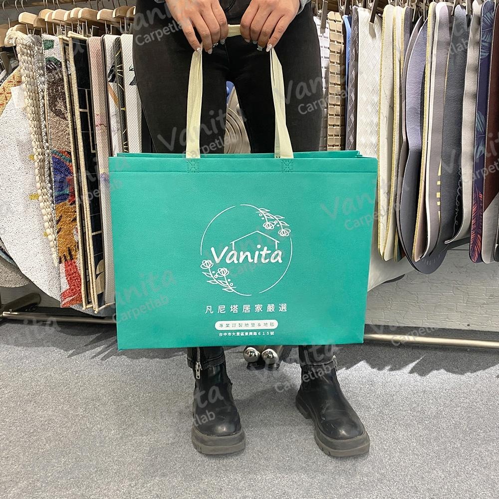 凡尼塔專屬｜大容量肩背購物袋 品牌手提袋 便攜 肩背袋 托特包 環保袋 購物提袋 行李提袋 環保手提袋 送禮提袋-細節圖6