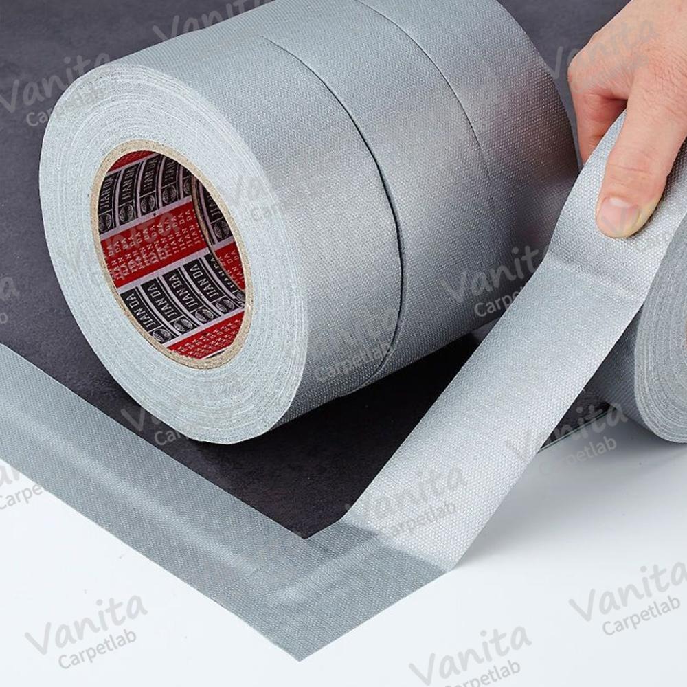 在台現貨｜防捲曲地毯封邊膠帶 強力 膠布 拼接 固定 無痕 防水 防滑 止滑 防捲 展覽 會場 舞台 地毯膠帶 DIY-細節圖8