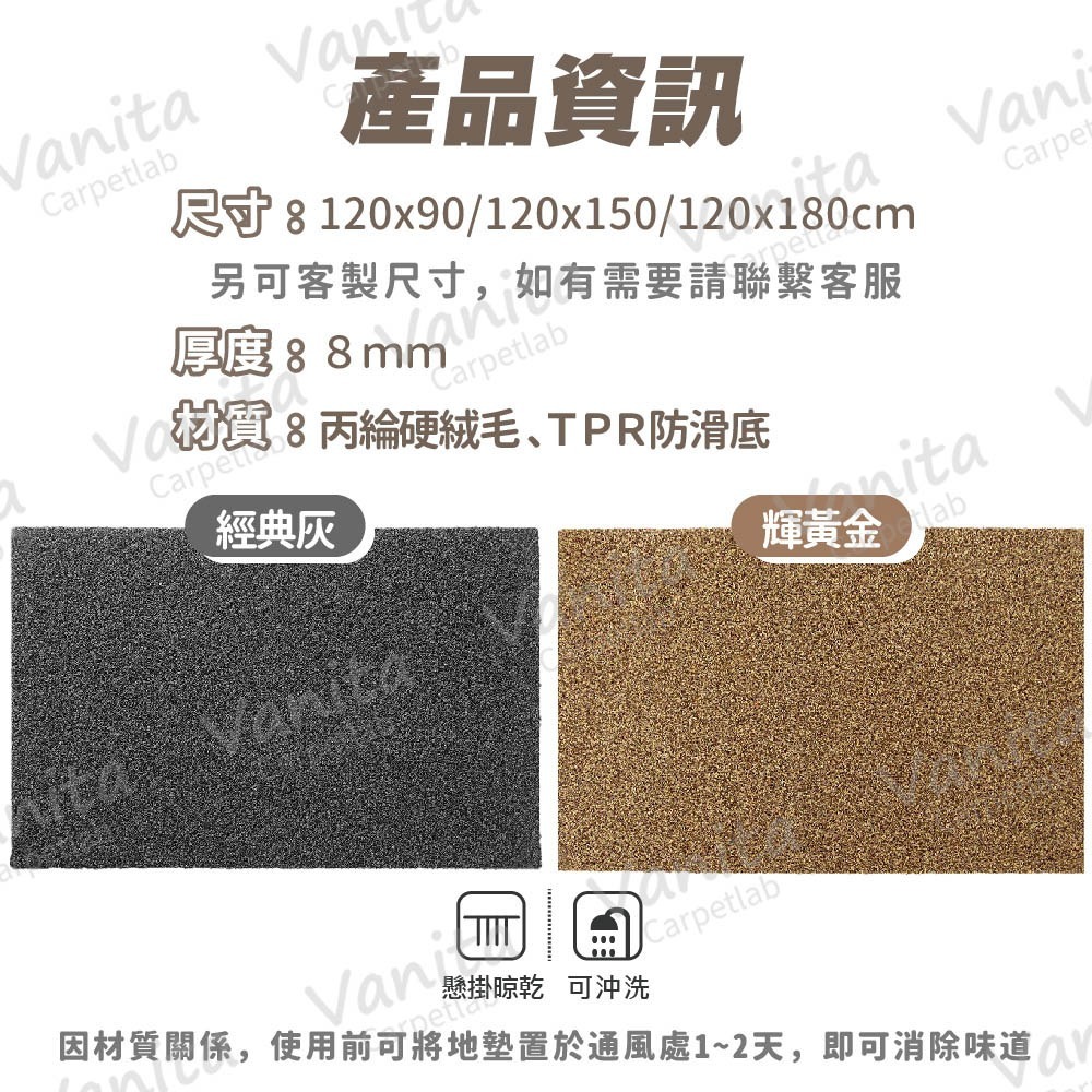 台灣製MIT｜超硬耐磨耐曬刮泥地墊 玄關 門口  防滑 除塵 進門 腳 踏 墊 刮沙 刮泥 商用 大 門-細節圖9