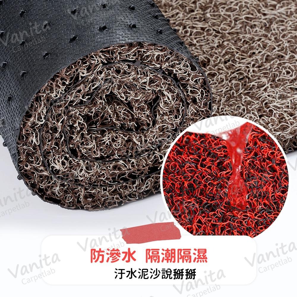 台灣製MIT｜柔韌絲圈刮泥進門地墊 玄關 店 門口 進門 玄關 刮沙 商用 大門 入 地 腳 踏 墊 毯-細節圖7