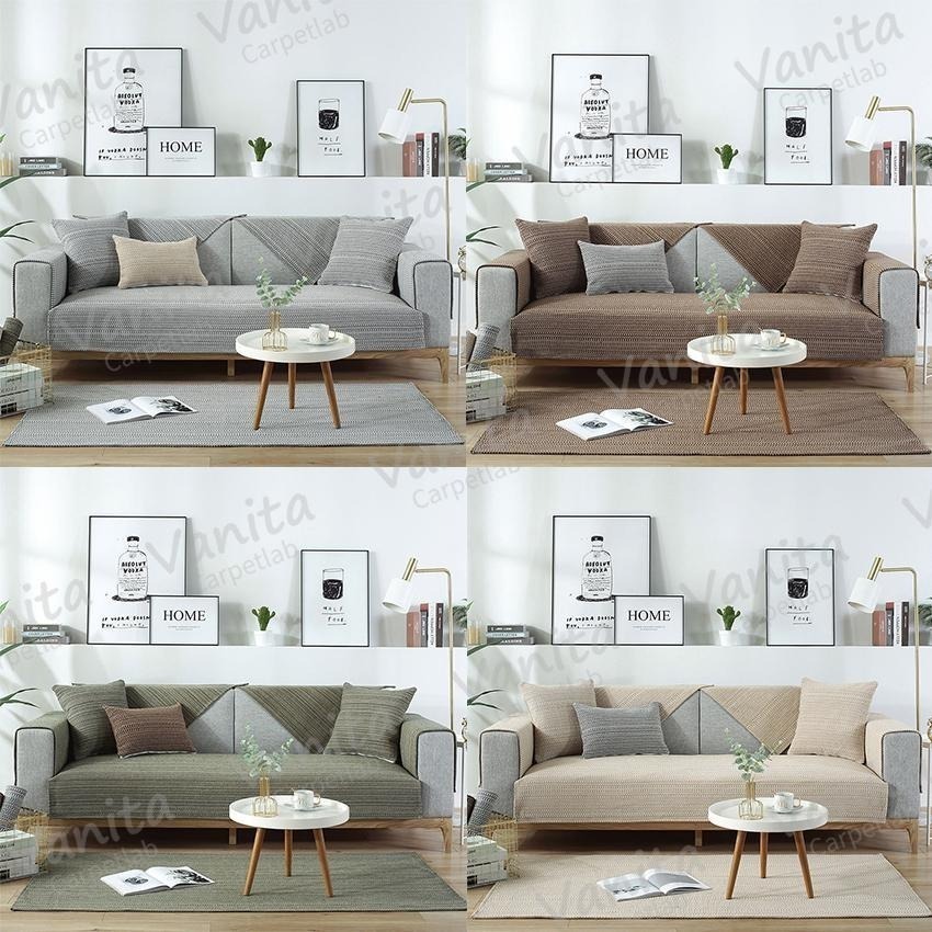 在台現貨｜厚磅素色棉麻地毯 編織 防貓抓 房間 床邊 客廳 臥室 沙發 棉麻 寵物 大 長 地 墊 毯 訂製-細節圖5