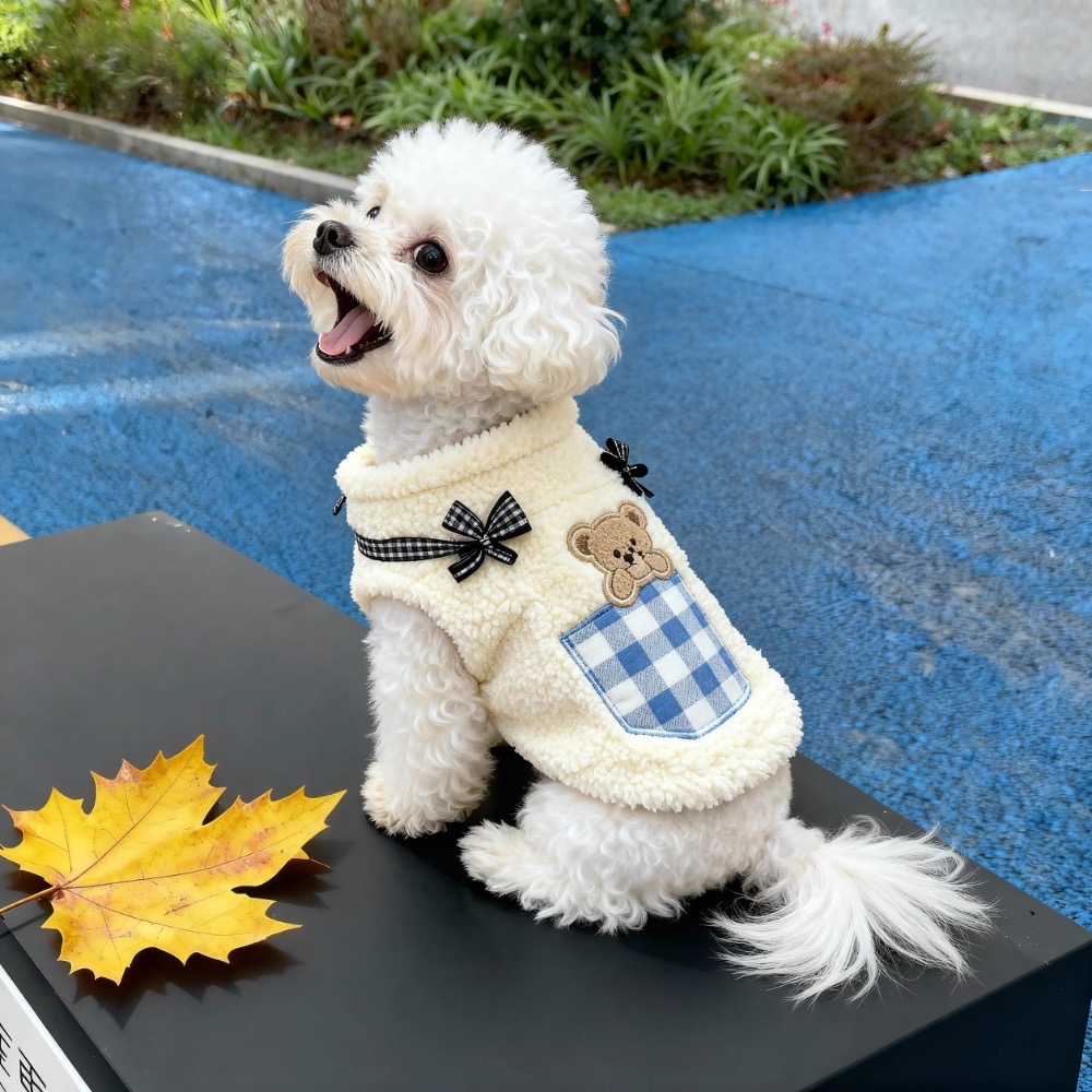 泰迪刷絨寵物服飾（狗貓皆可穿）-細節圖2