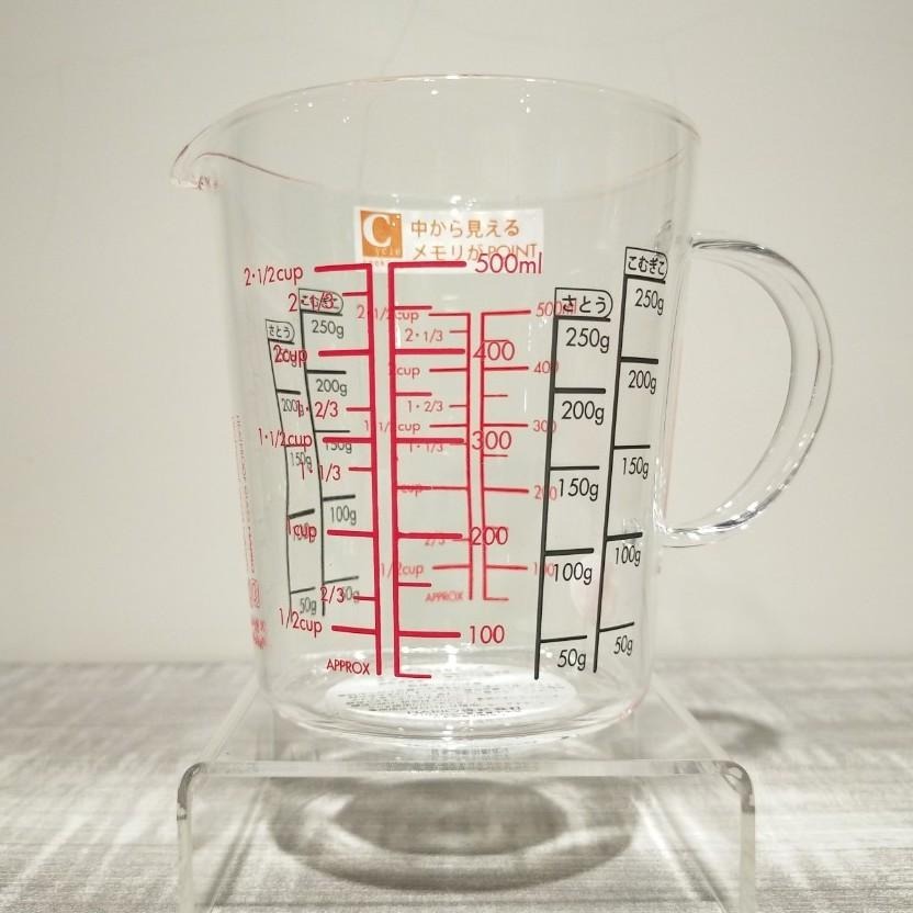 【好評推薦 快速出貨】HARIO 玻璃手把量杯 一屋窯量杯 刻度量杯 CMJW-200 CMJW-500 瓦莎咖啡-細節圖7