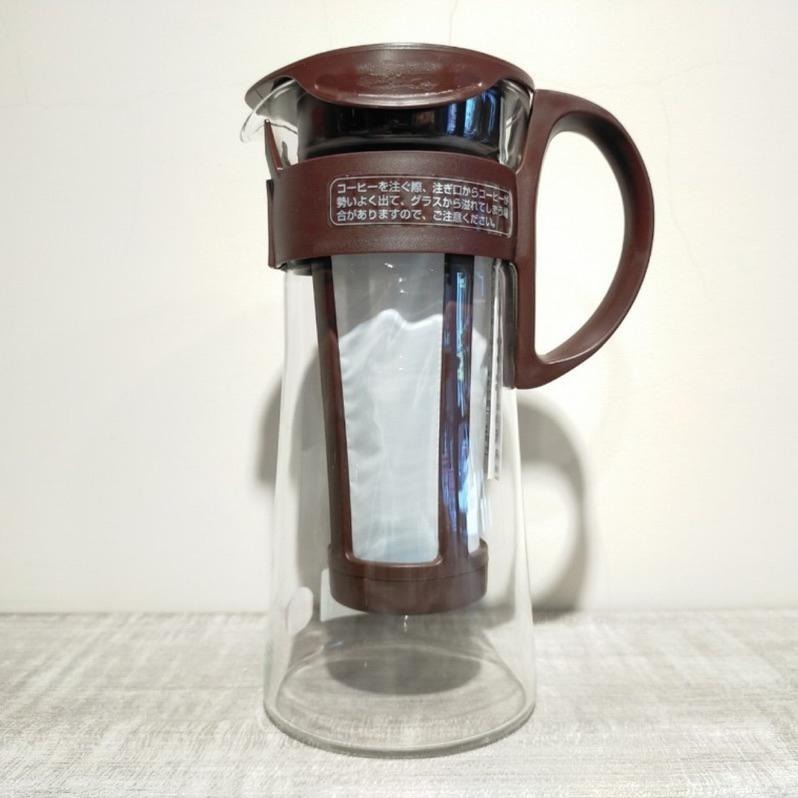 【高CP值熱銷款】HARIO 冷泡咖啡壺 冷翠壺 泡茶壺 咖啡/紅色/奶茶色 MCPN-7 MCPN-14 600ml-細節圖3