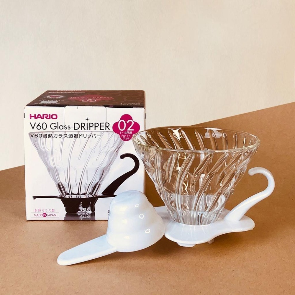 【人氣熱銷 超高回購率】HARIO V60玻璃濾杯 VDG-01B VDG-02B VDG-03B 咖啡濾杯-細節圖7