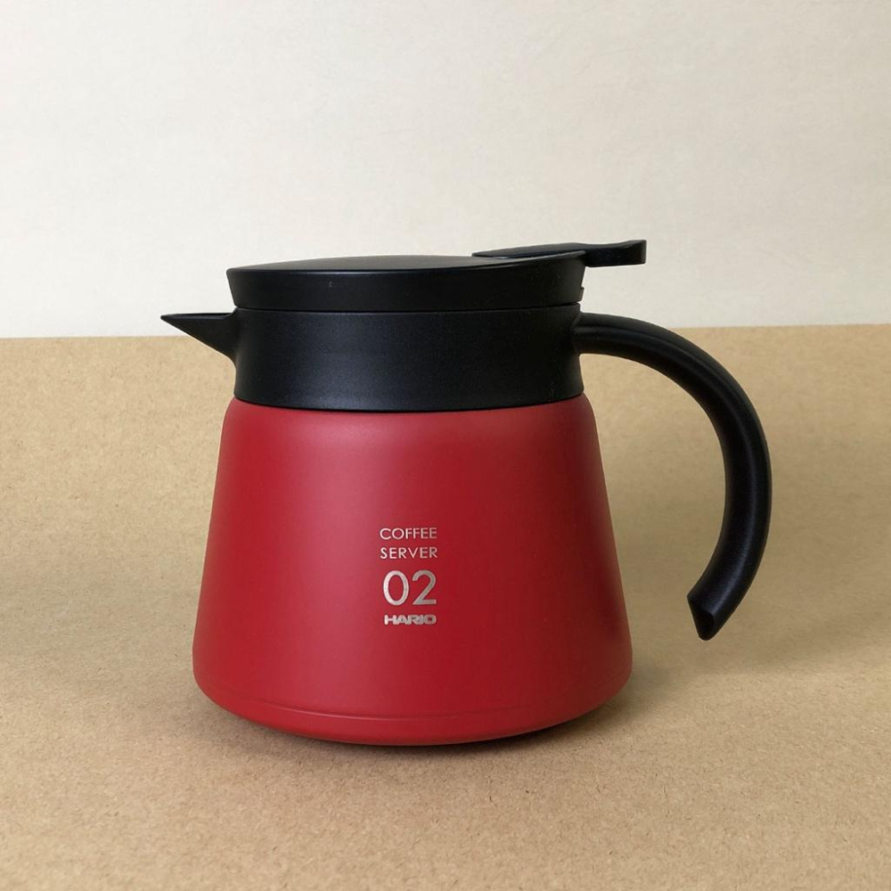 (現貨附發票) 瓦莎咖啡 真空02保溫壺 HARIO VHS-60B VHS-60R 600ml 保溫壺-細節圖5