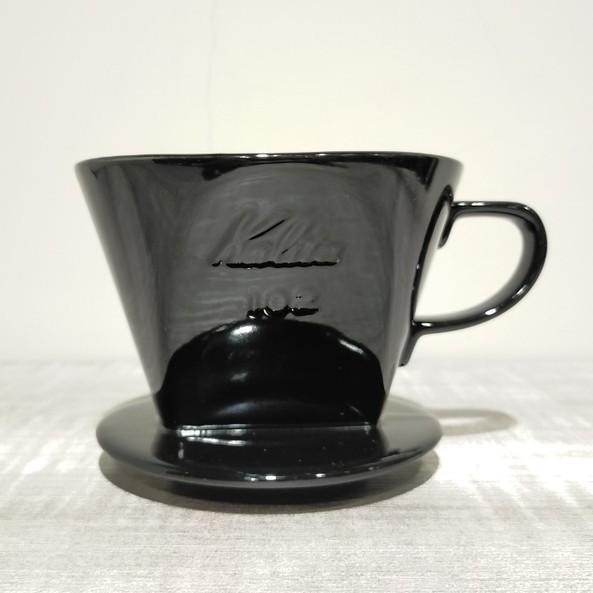 【快速出貨】Kalita 502029 502081 陶瓷扇型濾杯 梯型濾杯102 2-4人份 白/黑色 瓦莎咖啡-細節圖8