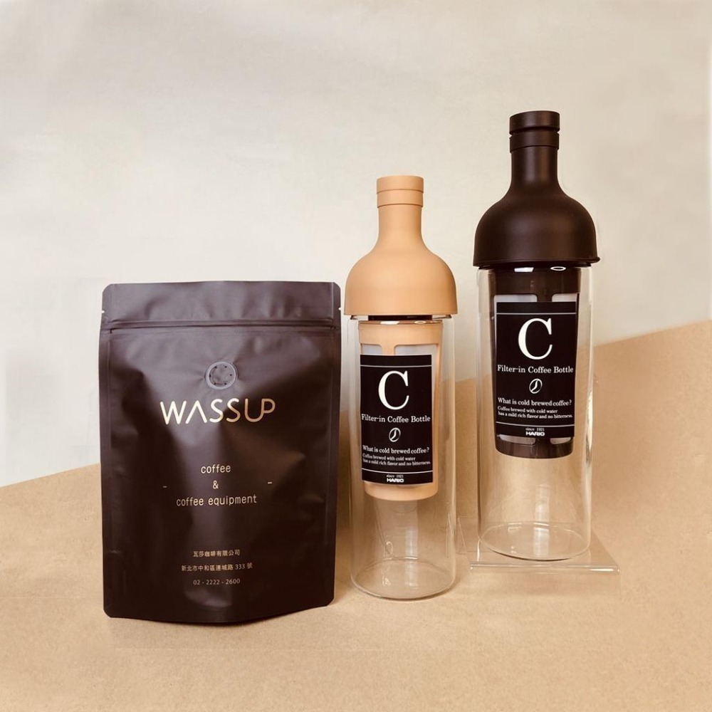 【高CP值熱銷款】HARIO FIC-70CBR FIC-70B 酒瓶冷泡咖啡壺 黑色 / 灰白色 / 瓦莎咖啡-細節圖3