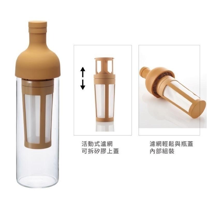 【高CP值熱銷款】HARIO FIC-70CBR FIC-70B 酒瓶冷泡咖啡壺 黑色 / 灰白色 / 瓦莎咖啡-細節圖6