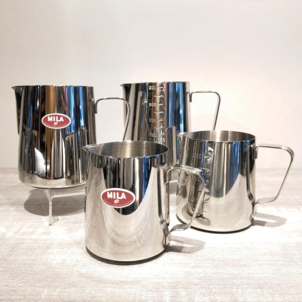 【好評推薦 快速出貨】Driver/ MILA /不鏽鋼 拉花杯 350ml/600ml/1000ml 瓦莎咖啡-細節圖4