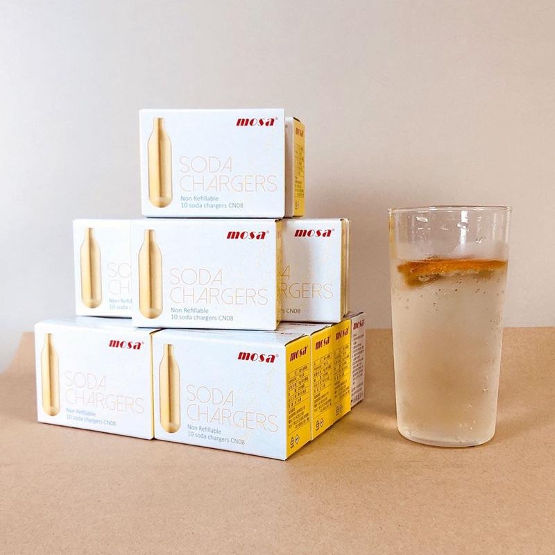 【熱銷破萬 多件優惠】瓦莎咖啡 MOSA 蘇打槍 N2O CO2 氣泡水 鮮奶油 補充瓶 食品添加用(一盒10入)-細節圖7