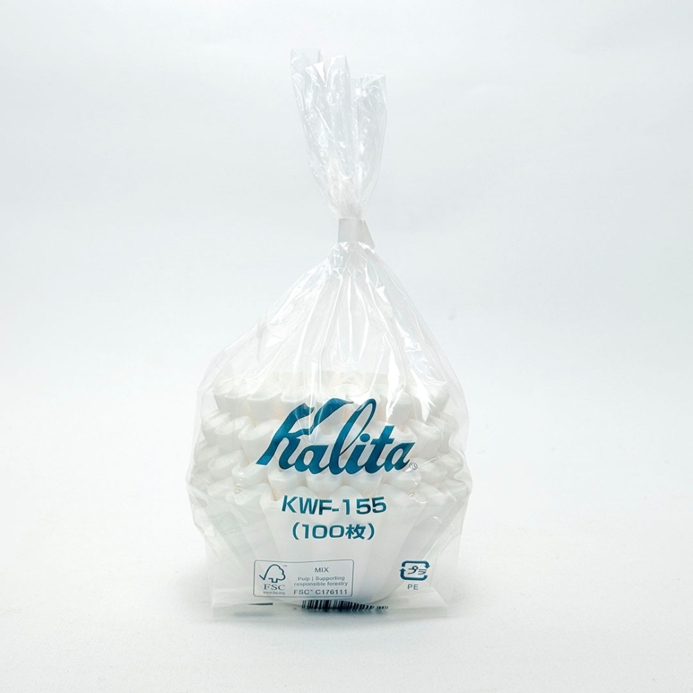 【快速出貨】Kalita 酸素漂白蛋糕濾紙 波浪濾紙 蛋糕濾紙 平底濾紙 KL-185 KL-155 日本製 瓦莎咖啡-細節圖3
