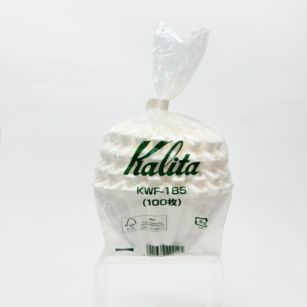 【快速出貨】Kalita 酸素漂白蛋糕濾紙 波浪濾紙 蛋糕濾紙 平底濾紙 KL-185 KL-155 日本製 瓦莎咖啡-細節圖4