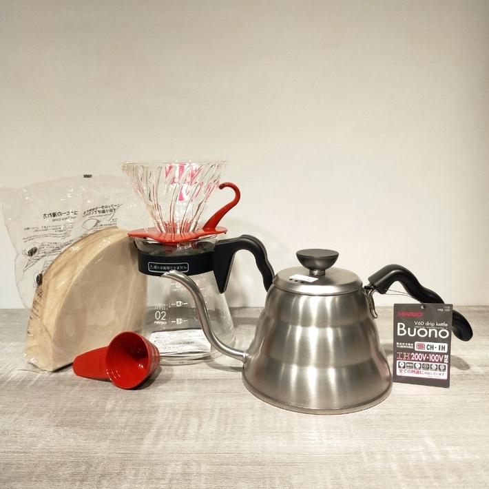 (現貨附發票) 瓦莎咖啡 咖啡濾杯 手沖壺 手沖咖啡壺 HARIO陶瓷02濾杯手沖組2-4杯 1000/1200ml-細節圖6
