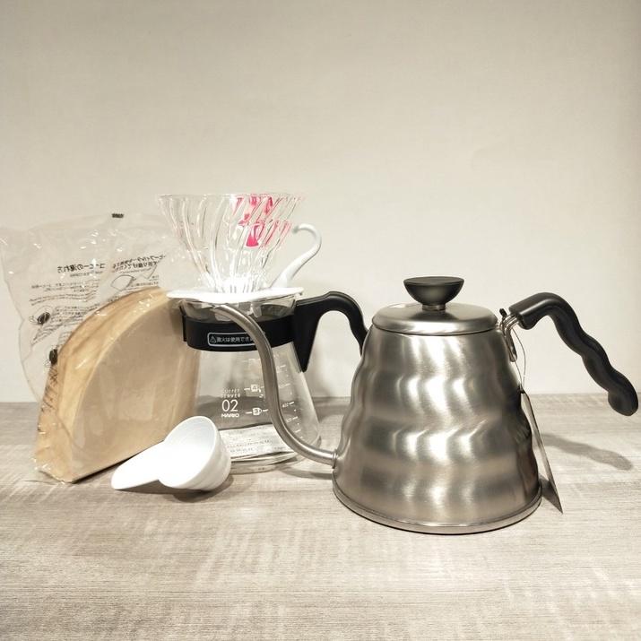 (現貨附發票) 瓦莎咖啡 咖啡濾杯 手沖壺 手沖咖啡壺 HARIO陶瓷02濾杯手沖組2-4杯 1000/1200ml-細節圖9