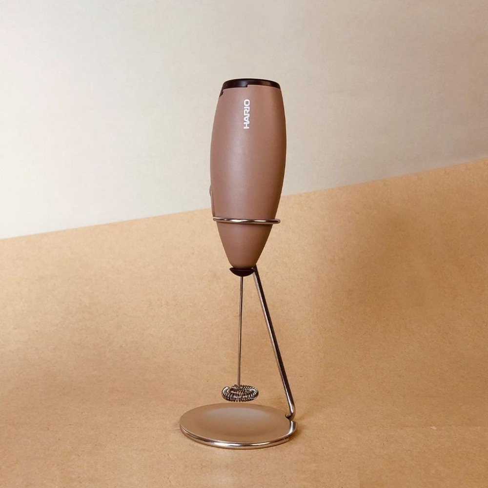 【好評推薦 快速出貨】HARIO 電動奶泡器支架組CZ-1 CQT-45BR 電動奶泡器玻璃壺組 咖啡打奶泡 瓦莎咖啡-細節圖4