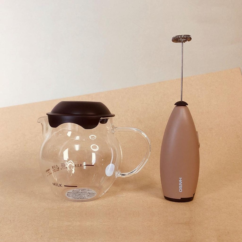 【好評推薦 快速出貨】HARIO 電動奶泡器支架組CZ-1 CQT-45BR 電動奶泡器玻璃壺組 咖啡打奶泡 瓦莎咖啡-細節圖5