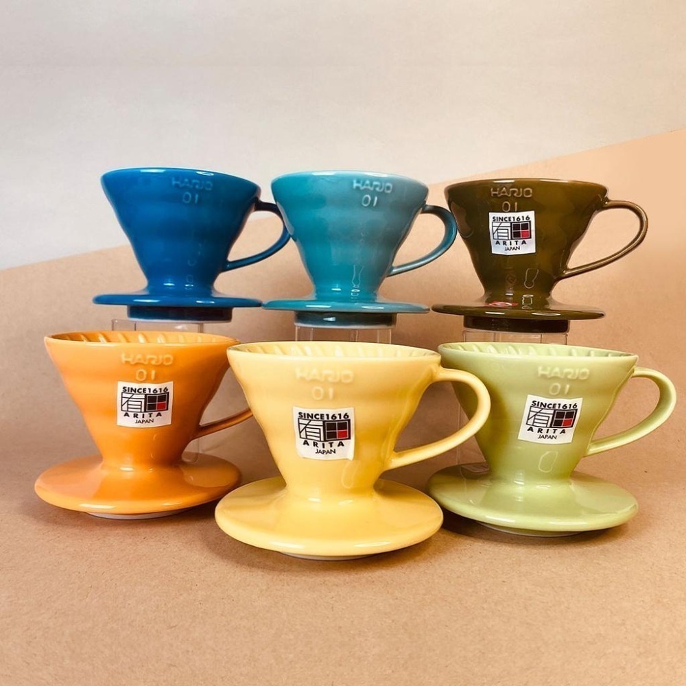 【新色上市 經典V60】HARIO VDC-01彩虹磁石濾杯 霧黑色/藏青色/萊姆綠/海軍藍/湖水綠/神秘紫 瓦莎咖啡-細節圖4