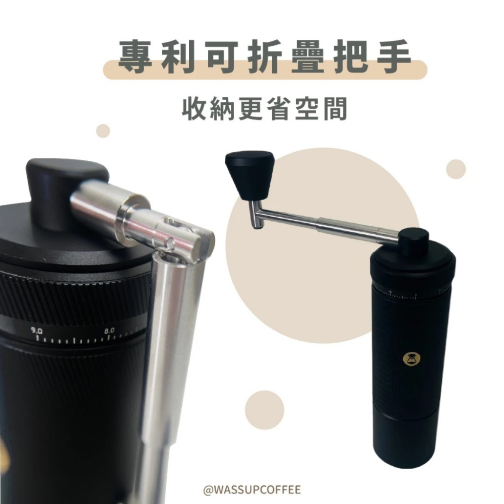 【好評推薦 快速出貨】TIMEMORE 泰摩 栗子S3手搖磨豆機 磨豆機 鏡頭式外調刻度 不銹鋼刀盤 超精細調節-細節圖4