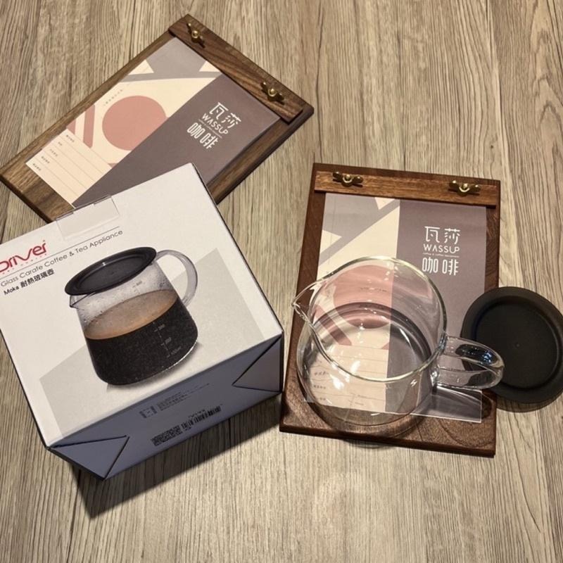 【好評推薦 快速出貨】Driver Moka 玻璃壺 耐熱玻璃壺 咖啡壺 馬克杯 400ml/600ml 瓦莎咖啡-細節圖6