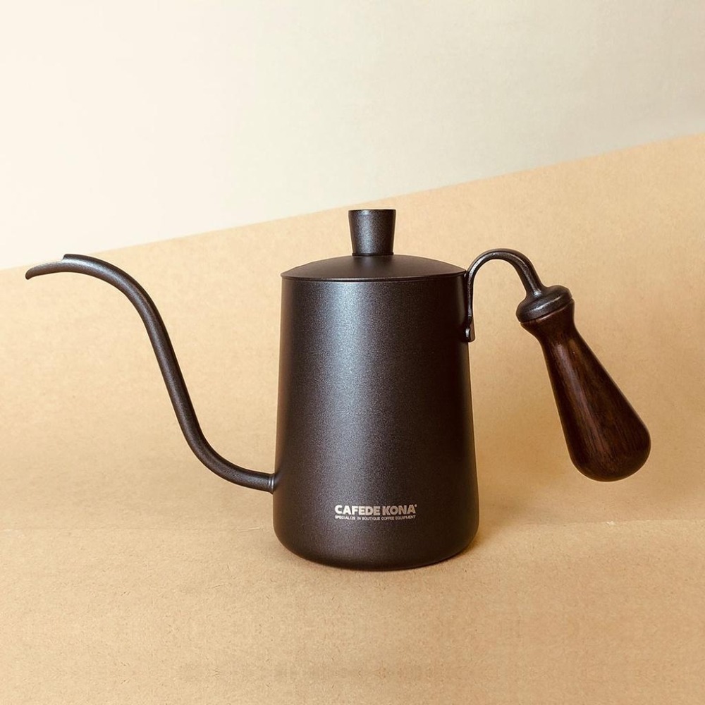 【快速出貨】CAFEDE KONA 不鏽鋼手沖壺 手沖壺 鳥嘴設計 內部不鏽鋼擋水片 銀色/黑色 600ml 瓦莎咖啡-細節圖3