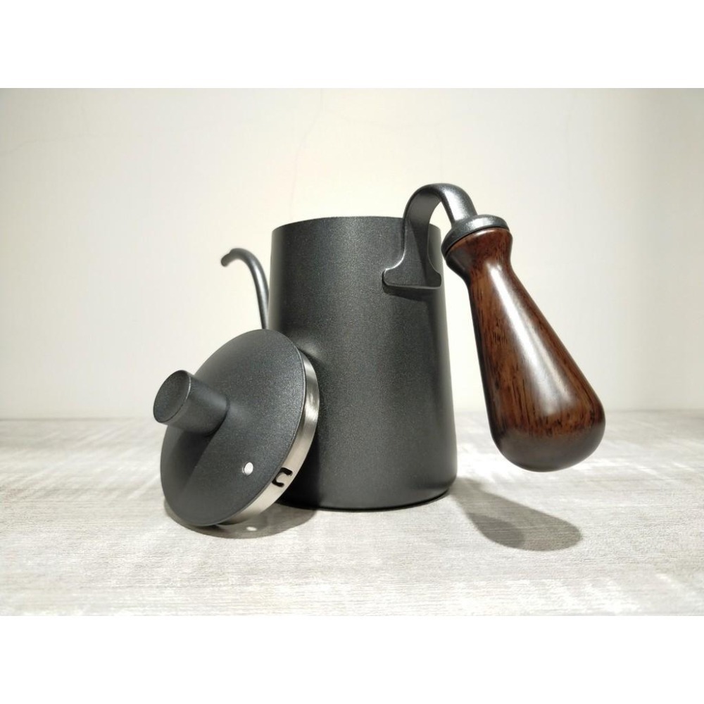 【快速出貨】CAFEDE KONA 不鏽鋼手沖壺 手沖壺 鳥嘴設計 內部不鏽鋼擋水片 銀色/黑色 600ml 瓦莎咖啡-細節圖4