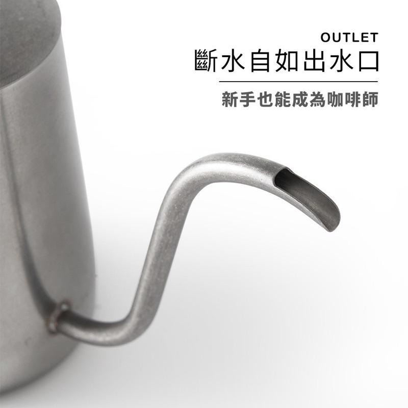 【快速出貨】CAFEDE KONA 不鏽鋼手沖壺 手沖壺 鳥嘴設計 內部不鏽鋼擋水片 銀色/黑色 600ml 瓦莎咖啡-細節圖7