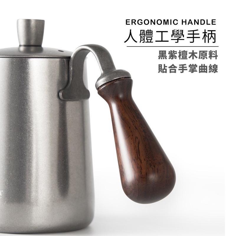 【快速出貨】CAFEDE KONA 不鏽鋼手沖壺 手沖壺 鳥嘴設計 內部不鏽鋼擋水片 銀色/黑色 600ml 瓦莎咖啡-細節圖8