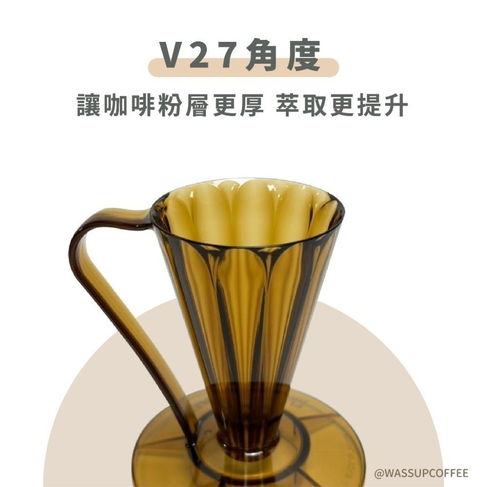 【安全材質 高CP值首選】CAFEC三洋 Deep 27濾杯 45濾杯 Tritan濾杯 花瓣濾杯 日本製 V27濾紙-細節圖3
