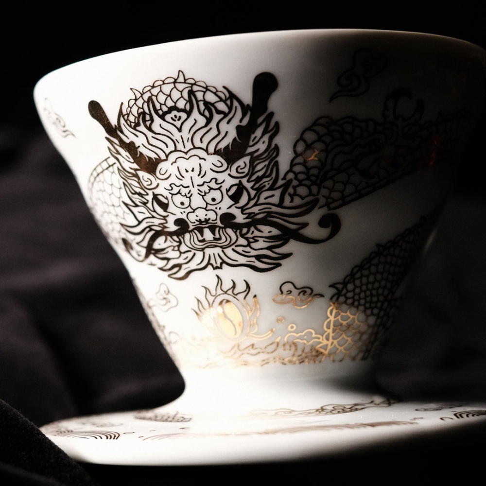 【2025龍年限定濾杯】HARIO V60甲辰龍年限定01濾杯 龍啡凌霄 龍年濾杯 錐形濾杯 濾杯 瓦莎咖啡-細節圖8