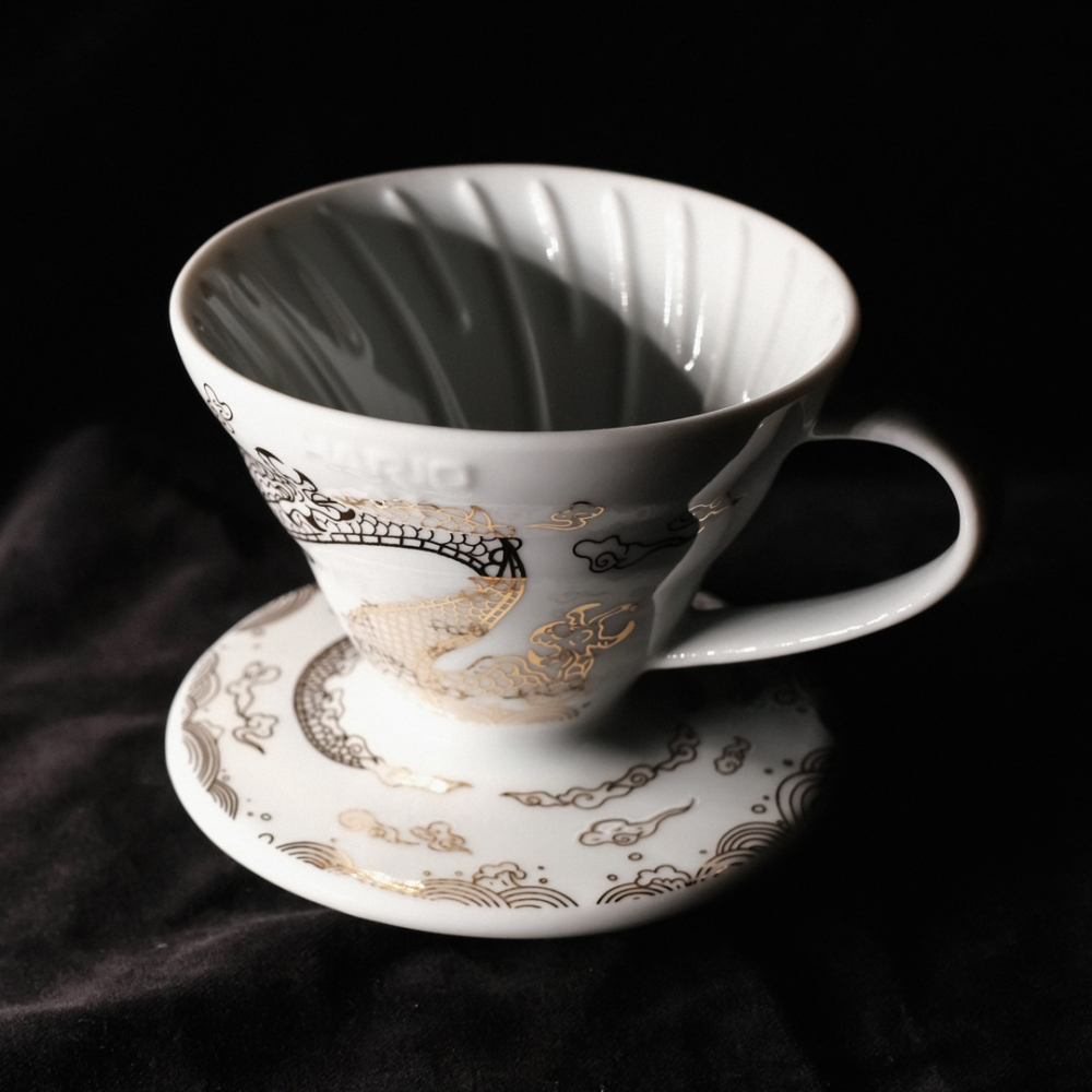 【2025龍年限定濾杯】HARIO V60甲辰龍年限定01濾杯 龍啡凌霄 龍年濾杯 錐形濾杯 濾杯 瓦莎咖啡-細節圖9