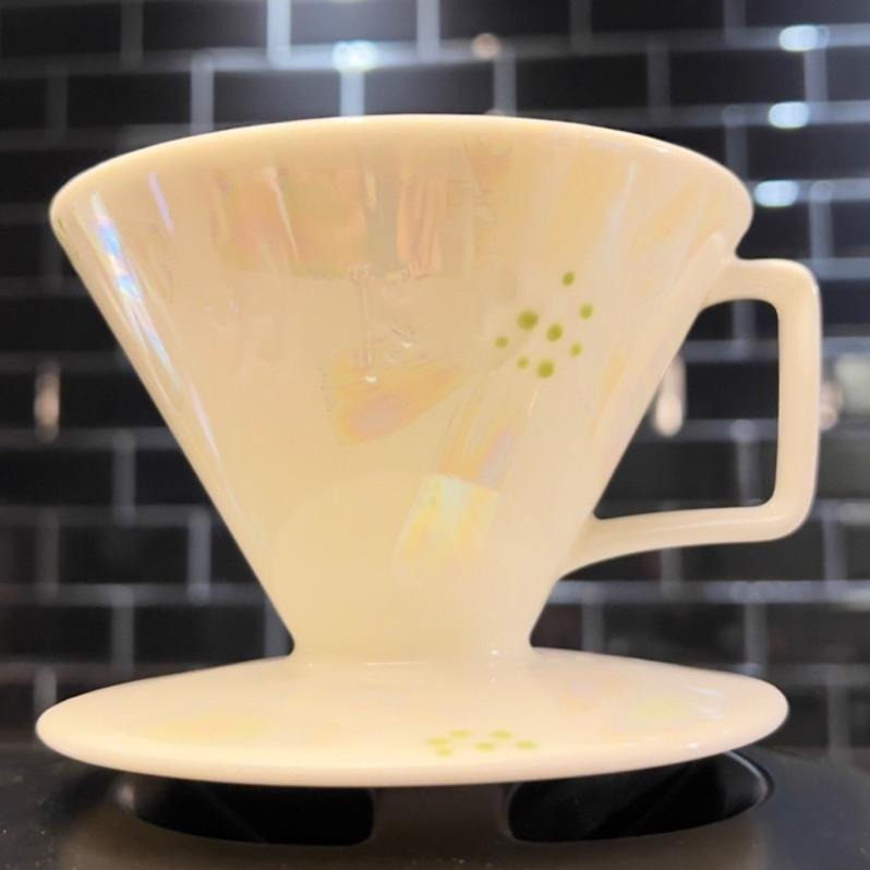 【限量款濾杯 快速出貨】星芒骨瓷濾杯 星芒濾杯 骨瓷濾杯 錦繪梅紋 櫻花限定版 全球限量2022個 瓦莎咖啡-細節圖5