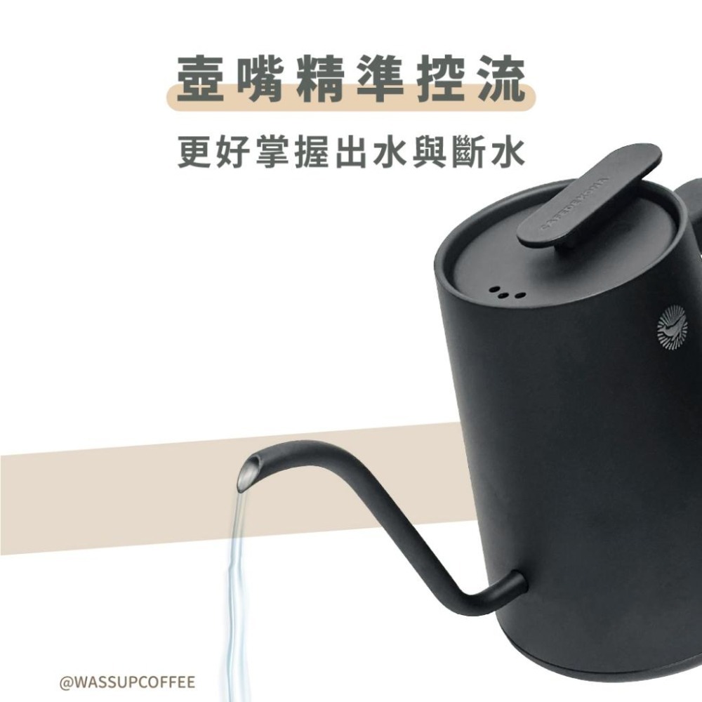 【精準調節 加熱快速】CAFEDE KONA 天衡溫控咖啡壺 溫控手沖壺 600ML 黑色 白色手沖壺 溫控壺-細節圖4