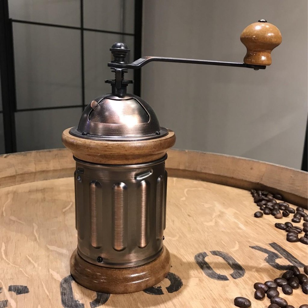 【好評推薦 快速出貨】Kalita 506454 圓銅磨豆機 郵筒造型手搖磨豆機 瓦莎咖啡-細節圖4