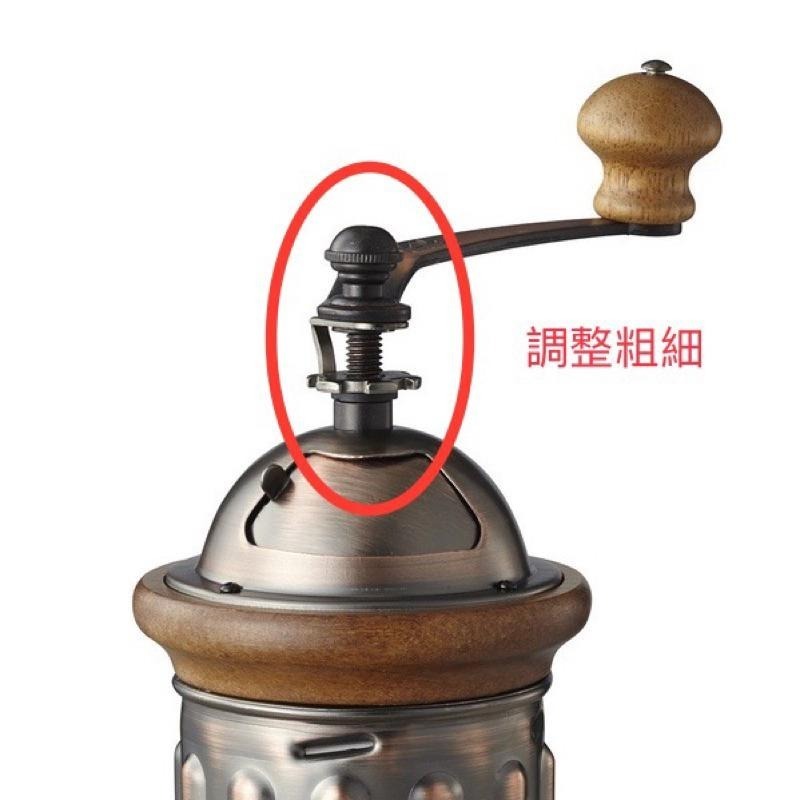 【好評推薦 快速出貨】Kalita 506454 圓銅磨豆機 郵筒造型手搖磨豆機 瓦莎咖啡-細節圖5