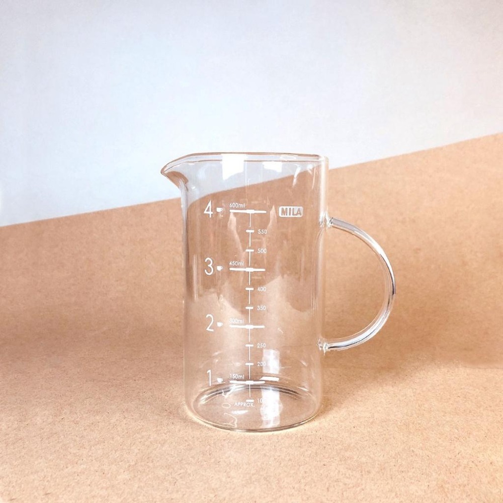 【好評推薦 快速出貨】MILA 玻璃咖啡燒杯 350/650ml 咖啡下壺 量杯 玻璃壺 燒杯 瓦莎咖啡-細節圖4