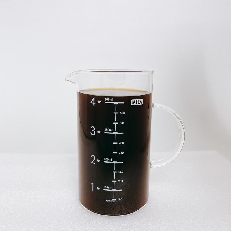 【好評推薦 快速出貨】MILA 玻璃咖啡燒杯 350/650ml 咖啡下壺 量杯 玻璃壺 燒杯 瓦莎咖啡-細節圖8