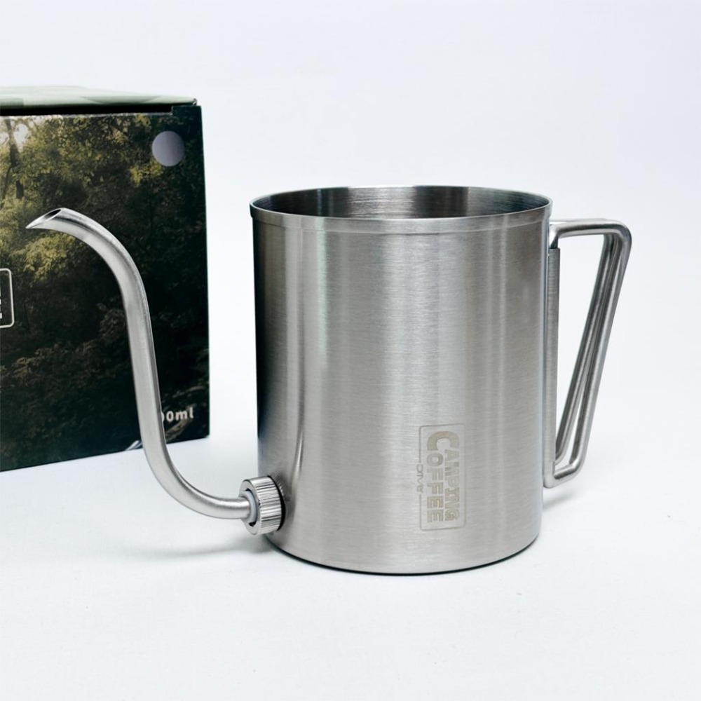 【攜帶方便 快速出貨】Driver Camping 戶外手沖壺 600ml 細口壺 手沖壺 露營用 手把可收納-細節圖7