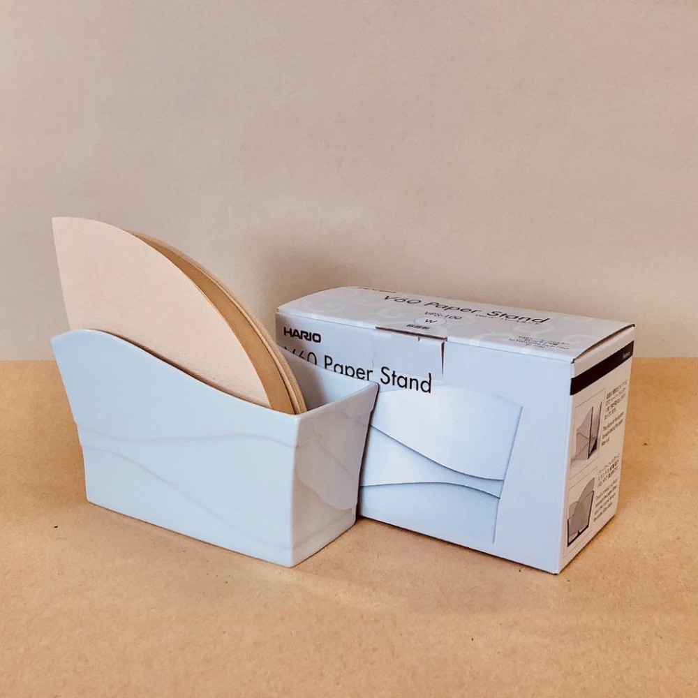 【可放100枚濾紙 快速出貨】HARIO VPS-100W V60 濾紙專用架 濾紙架 濾紙 陶瓷 瓦莎咖啡-細節圖3