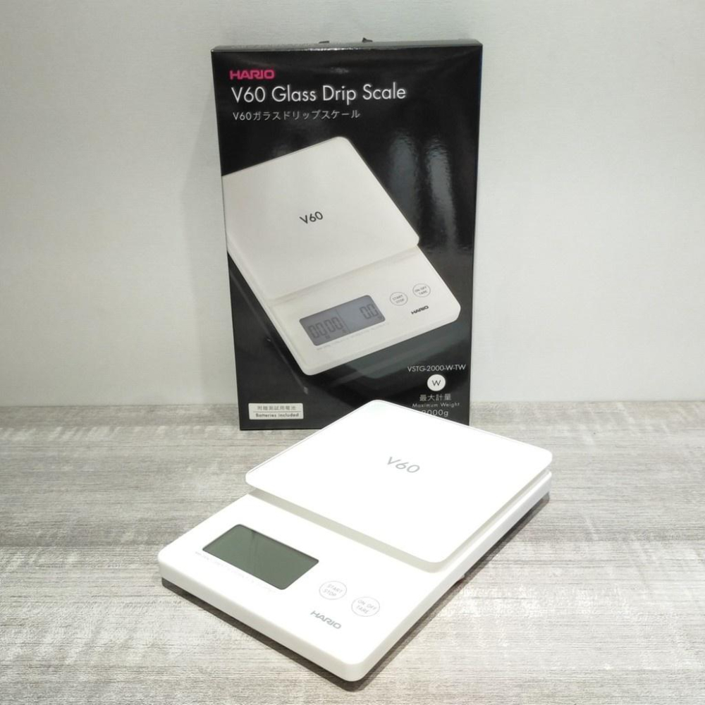 (現貨附發票) 瓦莎咖啡 HARIO清透玻璃手沖壺組  HARIO琉璃白電子秤-細節圖3