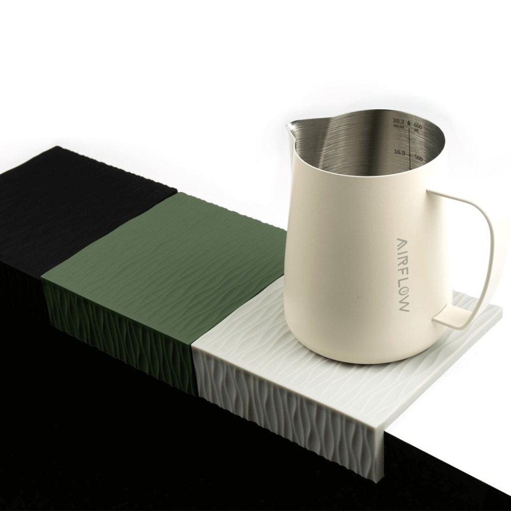 【抗污止滑 快速出貨】AIRFLOW 止滑壓粉墊 吧檯墊 食品級矽膠 抗汙耐高溫 原創紋路 瓦莎咖啡-細節圖8