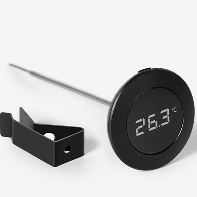 【高CP值首選】TIMEMORE 泰摩 小T 數位電子 含固定架 電子數位/指針溫度計 黑色/白色 廚房溫度計-細節圖5