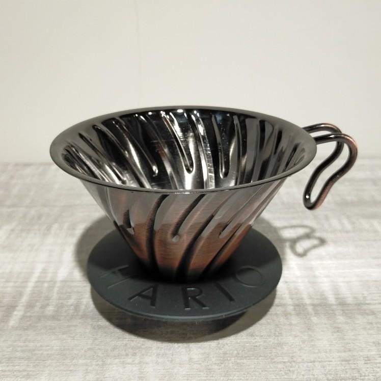 【好評推薦 快速出貨】HARIO V60白金 紅銅金屬濾杯 VDM-02HSV VDM-02CP 瓦莎咖啡-細節圖8