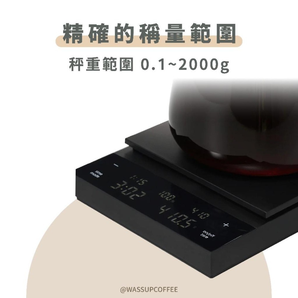 【咖啡必備 一年保固】HARIO 北極星咖啡電子秤 咖啡電子秤 高精度電子秤 粉水比電子秤 手沖咖啡必備 自動計時-細節圖5
