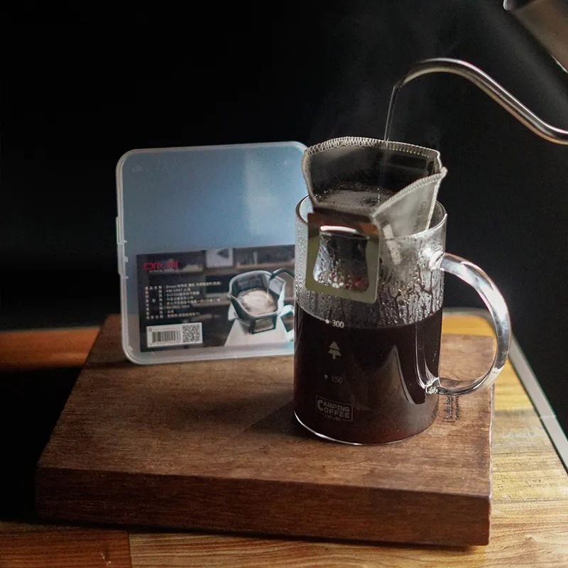 【快速出貨】Driver/CUG 掛耳式環保濾杯1-2杯 可重複使用 18-8鏽鋼 環保掛耳濾紙 扇形濾杯 瓦莎咖啡-細節圖5