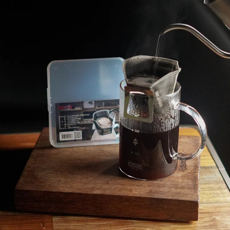 【快速出貨】Driver/CUG 掛耳式環保濾杯1-2杯 可重複使用 18-8鏽鋼 環保掛耳濾紙 扇形濾杯 瓦莎咖啡-細節圖5