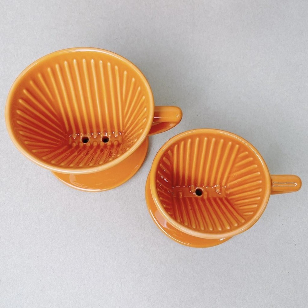 【快速出貨】CAFEC 三洋梯形濾杯 有田燒扇形陶瓷濾杯 101單孔 1-2人 102雙孔2-4人 日本製 瓦莎咖啡-細節圖9